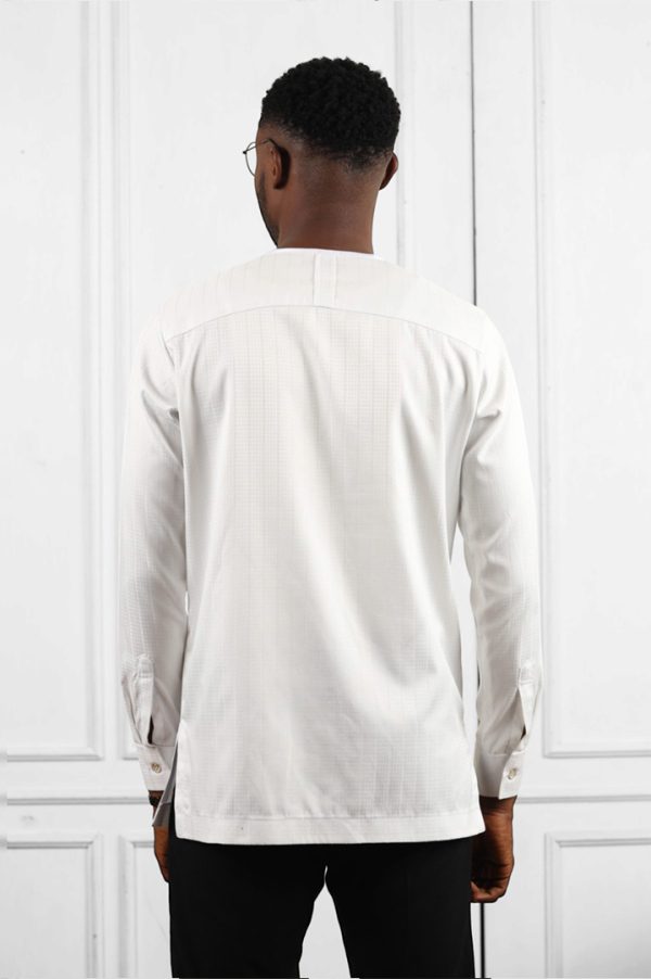White Long Sleeves Shirt | African Wear