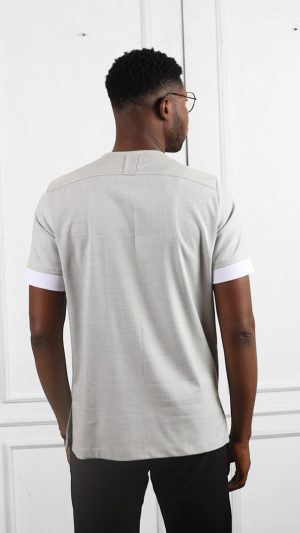 Linen blend short Sleeves Shirt | African Wear