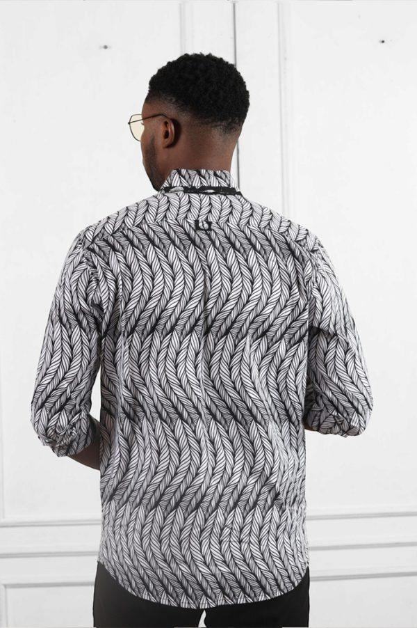 IDAN-YIRI Men’s African print Long Sleeves Shirt | African Wear