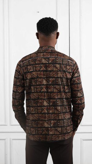 African print Long Sleeves Shirt | African Wear