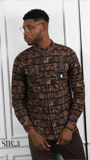 African print Long Sleeves Shirt | African Wear