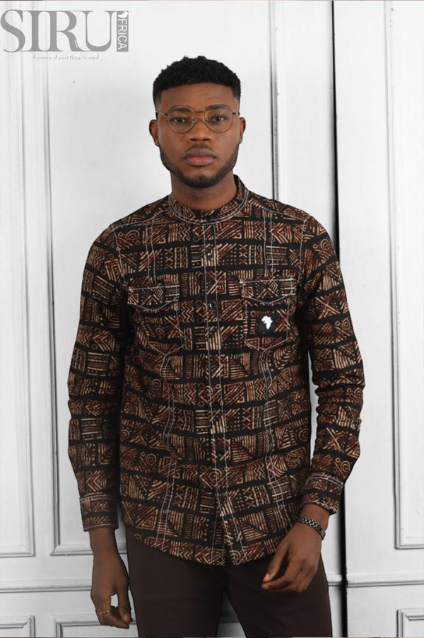 African print Long Sleeves Shirt | African Wear