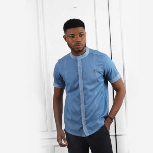 Siru Denim short sleeves -brown