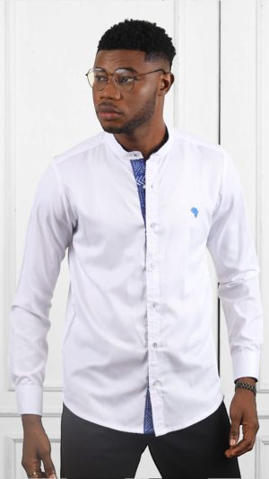 IDAN-YIRI Men’s African print Long Sleeves Shirt | African Wear