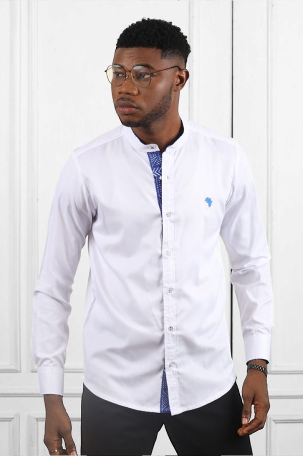 IDAN-YIRI Men’s African print Long Sleeves Shirt | African Wear
