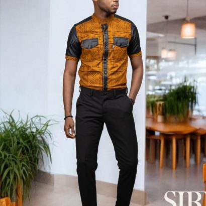 Sankara Modern African Print Shirt