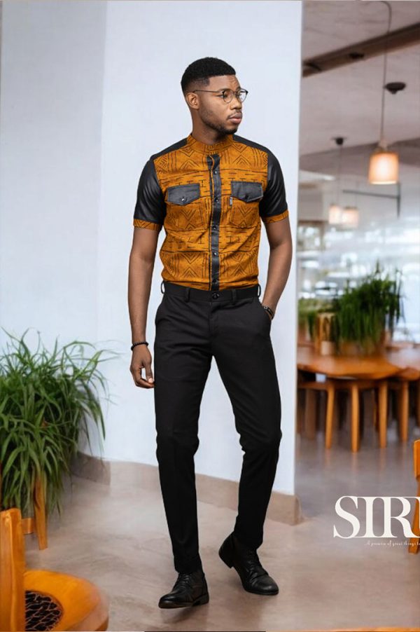 Sankara Modern African Print Shirt