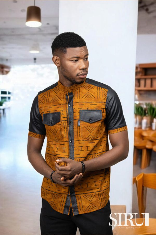 Sankara Modern African Print Shirt