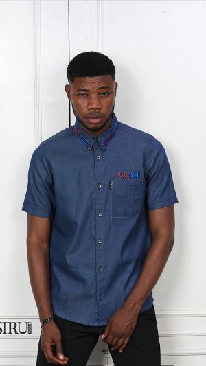 Denim Print Shirt
