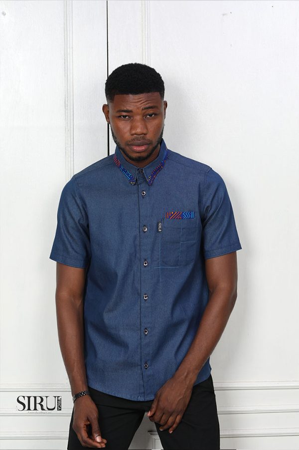 Denim Print Shirt