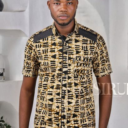 Print Short Sleeve Shirt| African Wear