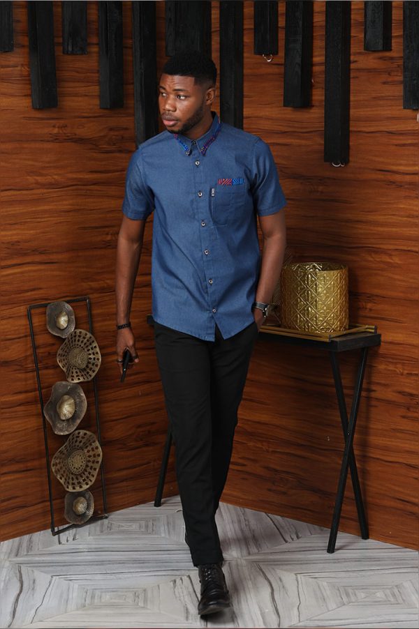 Denim Print Shirt