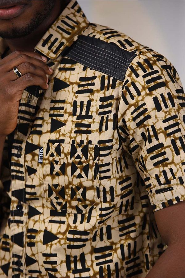 Print Short Sleeve Shirt| African Wear