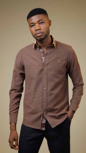 T. SANKARA-Long Sleeved Shirt | African Men's Wear