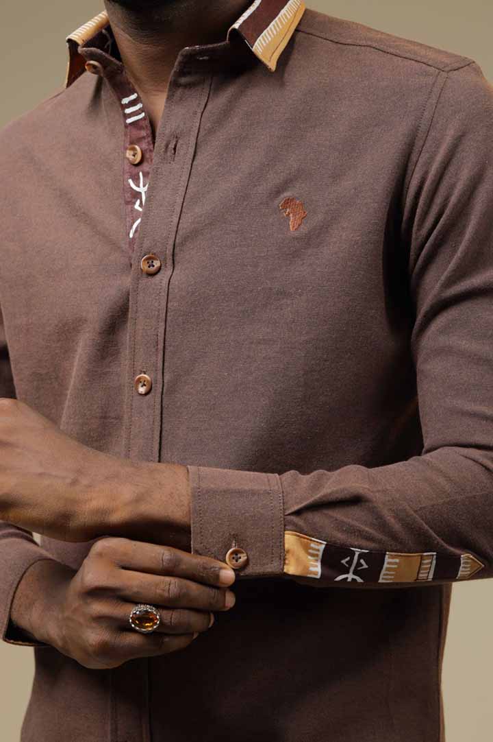 T. SANKARA-Long Sleeved Shirt | African Men's Wear